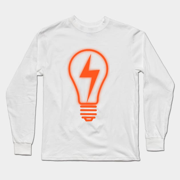 thunder bulb Long Sleeve T-Shirt by barmalisiRTB